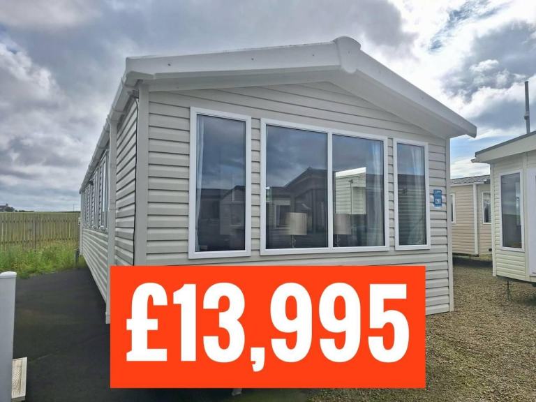 OFF SITE static caravan Scotland double glazed & heated 3 bed Swift Biiaritz