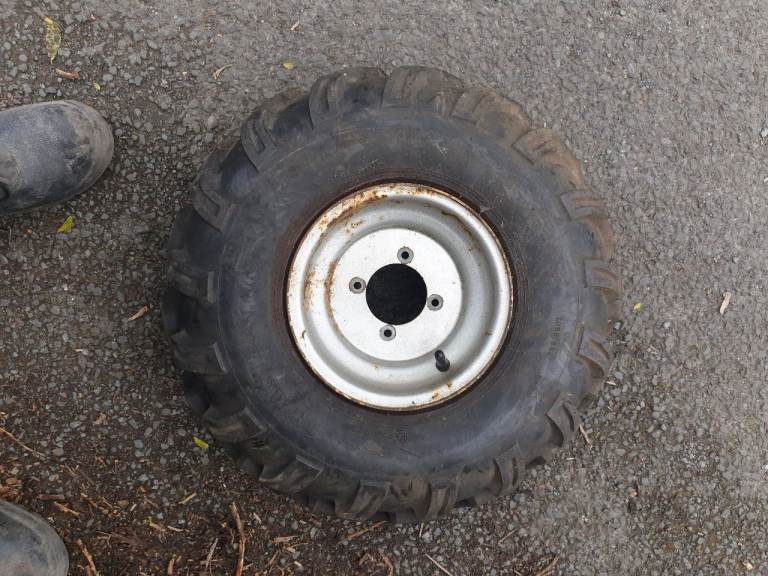 full set quad wheels and tyres 