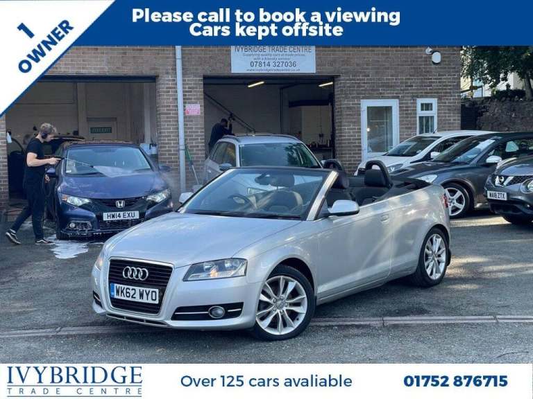 2012 62 AUDI A3 CABRIOLET 2.0 TDI SPORT CONVERTIBLE 2DR DIESEL MANUAL EURO 5 (S/