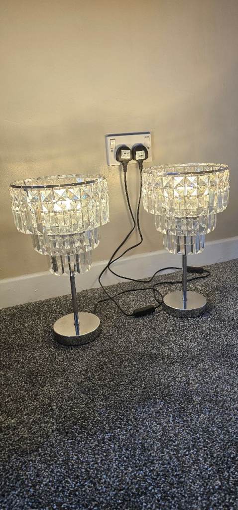 STUNNING CHANDELIER STYLE TABLE LAMPS