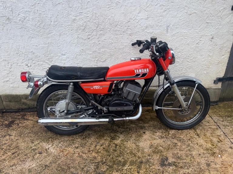 Yamaha RD350 1973 Classic Japanese 2 Stroke Motorcycle