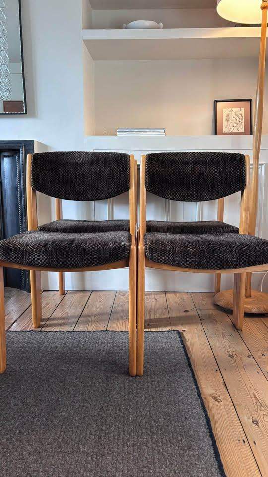 image for 1970s French vintage dining chairs by Baumann