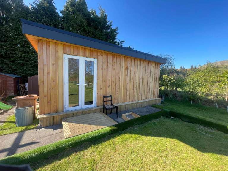 Scottish Larch Square Edge Cladding | Local Sawmill