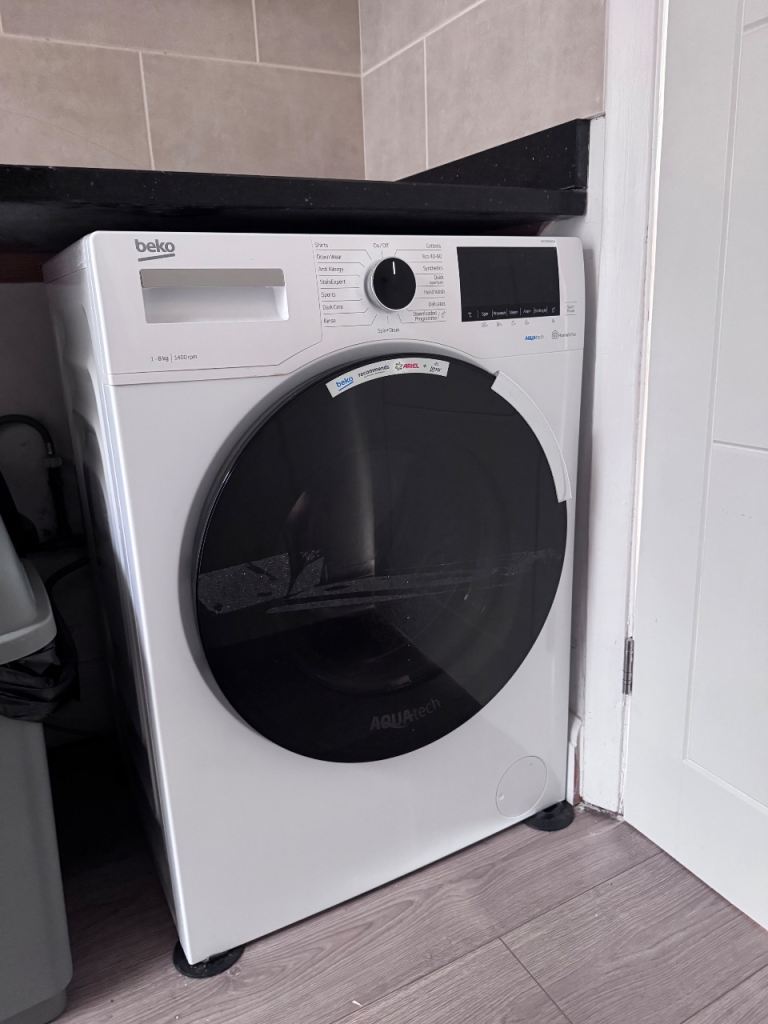 Beko AquaTech 8kg 1400 RPM Washing Machine White
