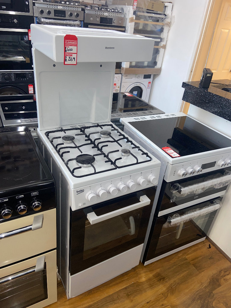 🔥NEW🔥RRP £399!! Beko 50cm Gas High Level Cooker - White 