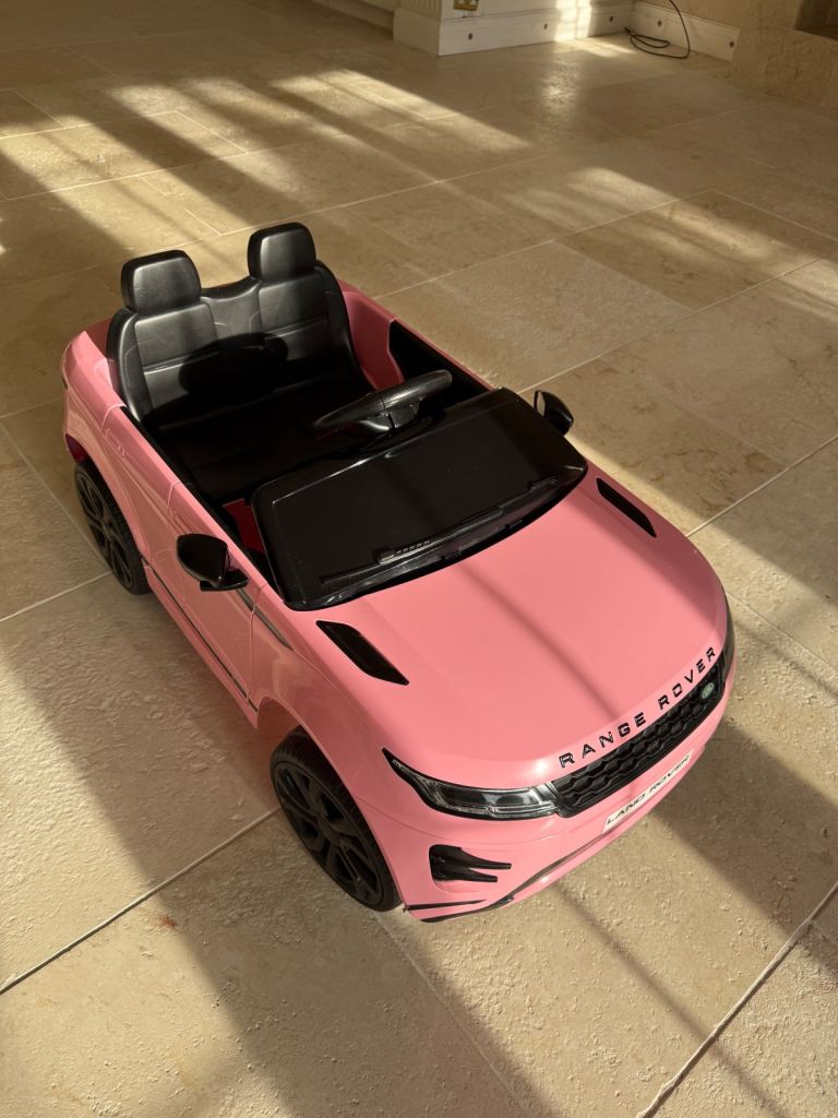 image for Pink Landrover Electric Toy Car