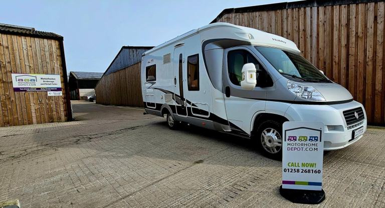 Hobby 650 SLC motorhome 2008 69k 4 berth/belts 6.95m LHD 3500kgs