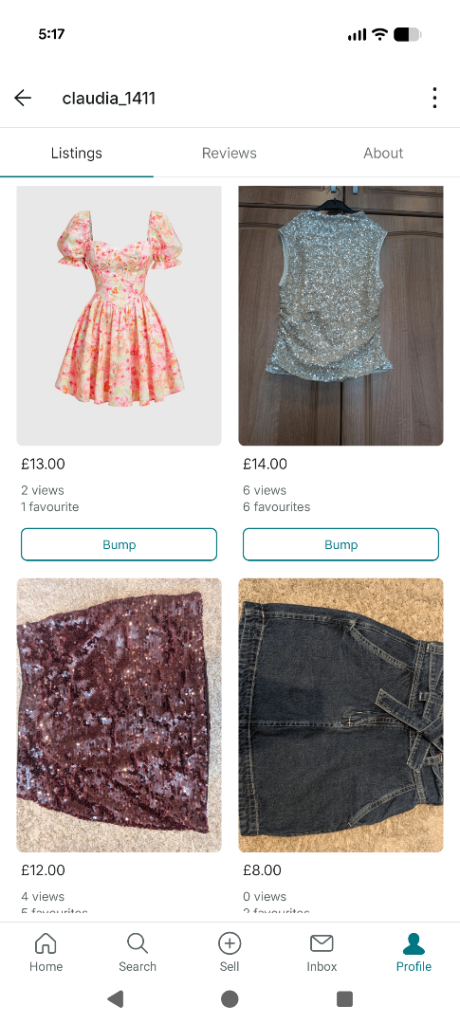 Vinted : claudia_1411