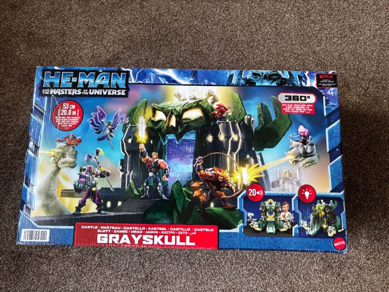 He-Man and the Masters of the Universe Castle Grayskull Playset Netflix.