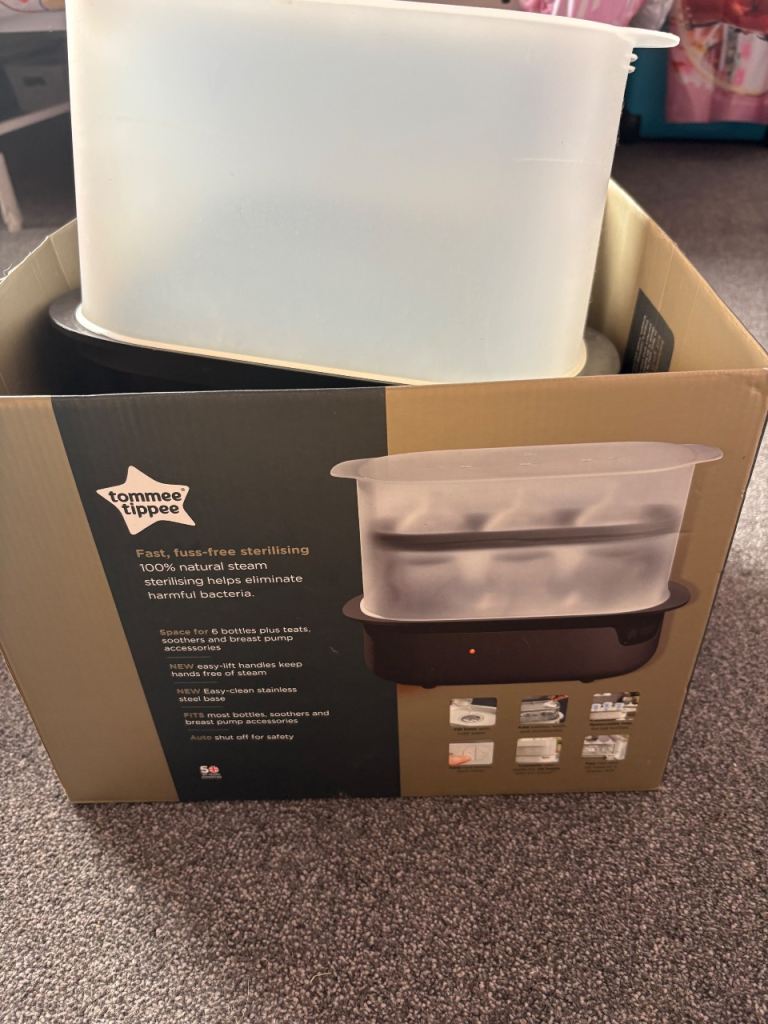 Tommee Tippee Electric Steam Steriliser – Good Condition