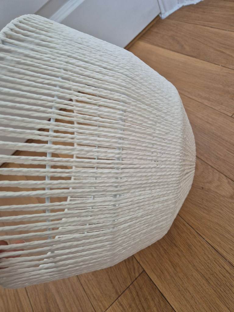 White Edited Life String Pendant Shade