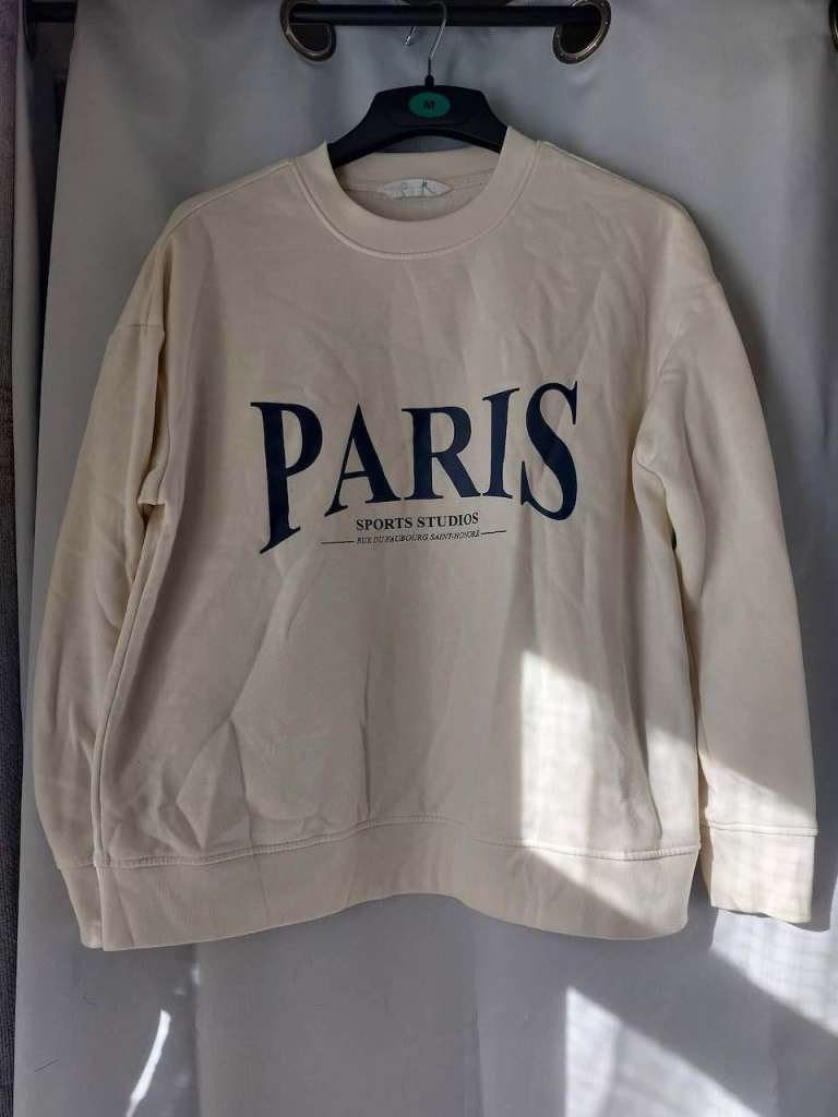 Cream Print Sweatshirt