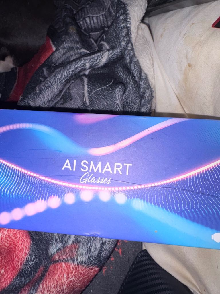 AI Smart Glasses – Black, As New Condition
