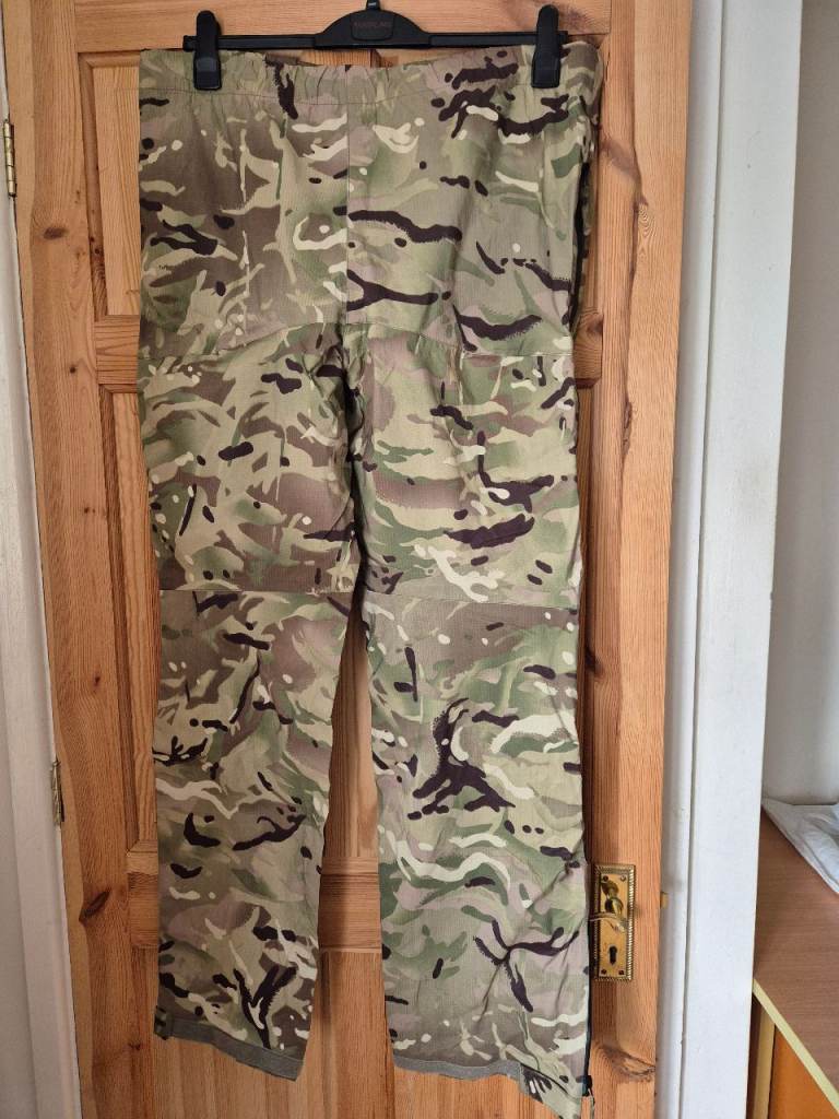 British Army Lightweight Waterproof Over Trousers  MTP Gore-Tex