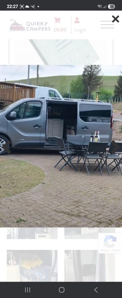 Renault traffic sport coverted camper van