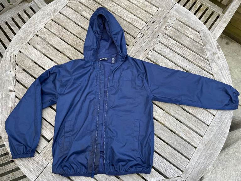 VGC LANDS END waterproof rain jacket 10yr 10 year to 11yr 11 year RRP £35 (two available)
