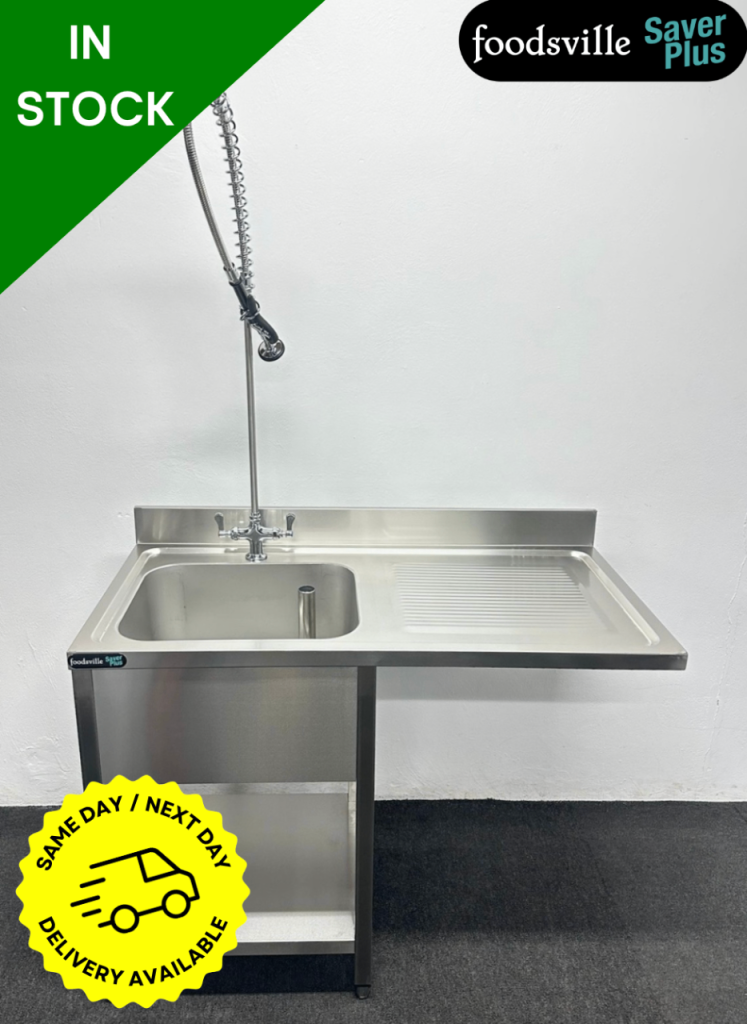 PROFIT NOW, BUY LATER! - NEW Foodsville Saver Plus Single Bowl Dishwasher Sink w/ Shower Spray Tap