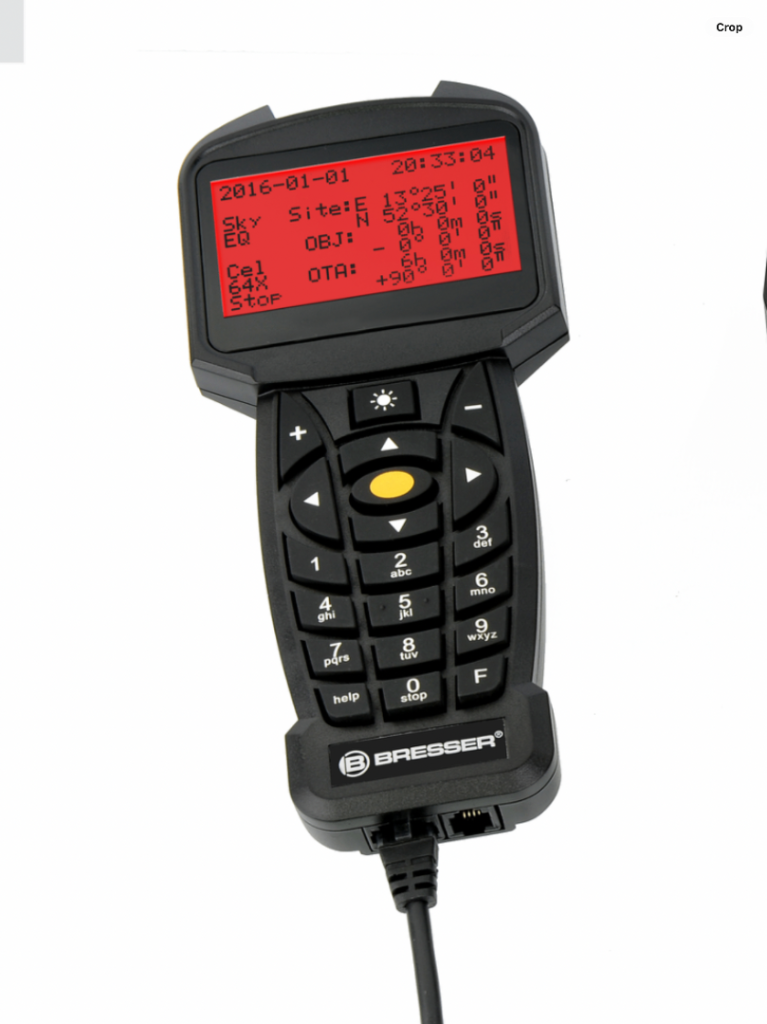 BRESSER Messier EXOS-2 EQ GoTo Mount Handset
