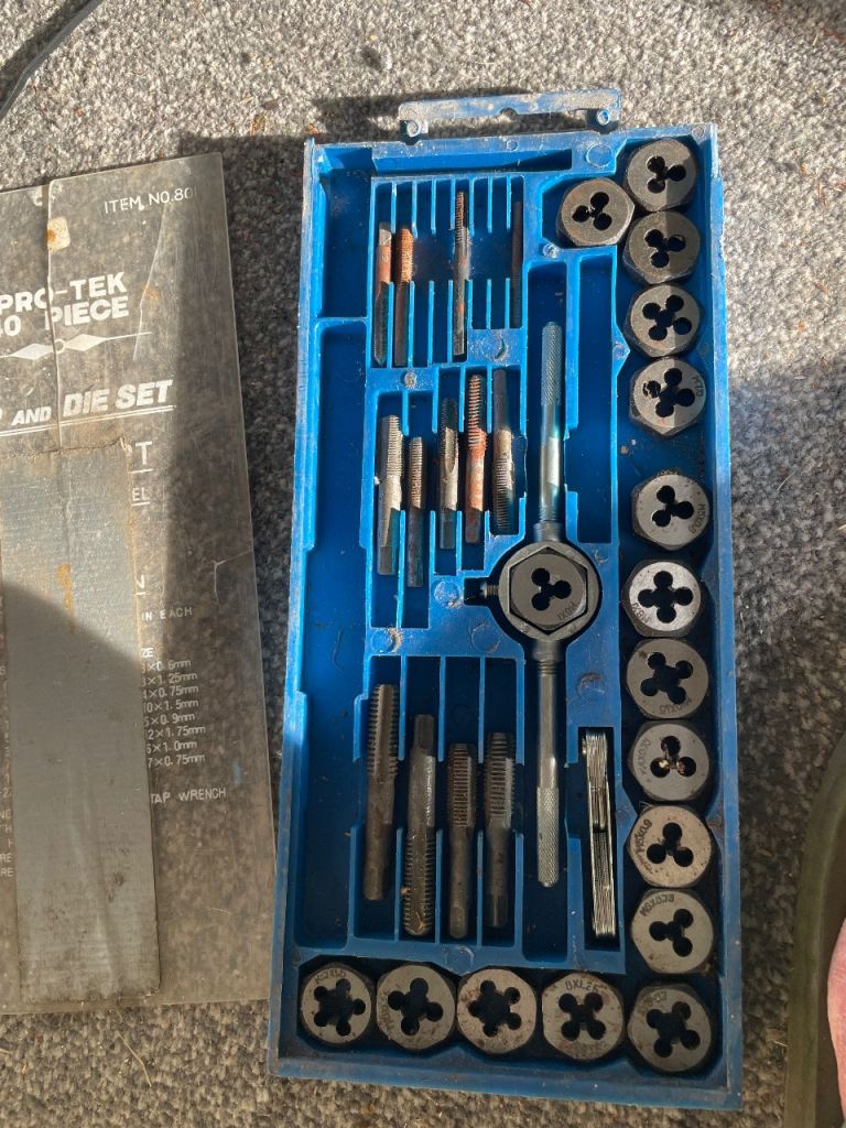 Pro-Tek 40pc Tap & Die Set - Metric Imperial - Christchurch
