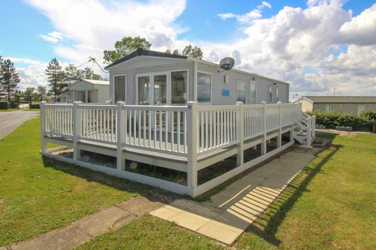 ABI Beachcomber 2012 static caravan sited at Allhallows, Kent