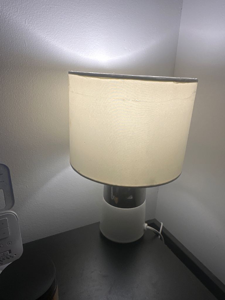 Touch lamp easy on and off. 