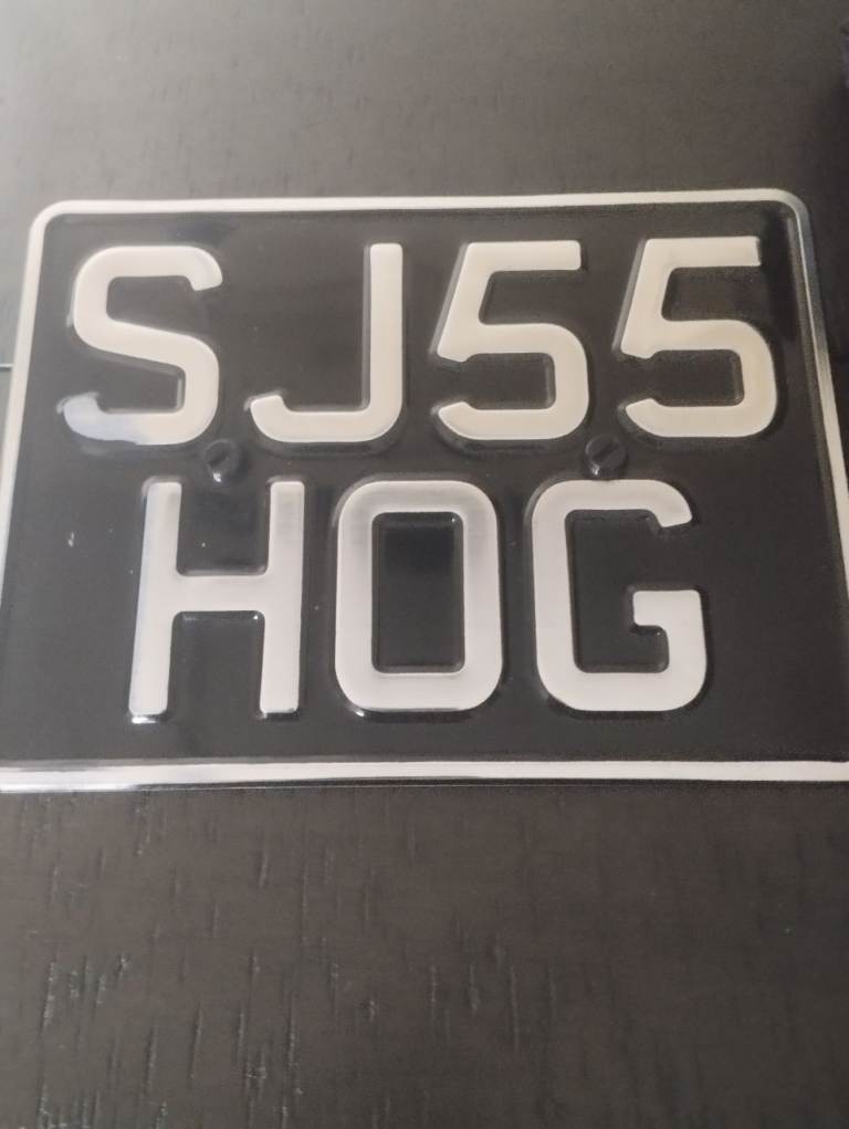 Private registration SJ55HOG 