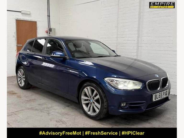 2016 BMW 1 Series 2.0 120d Sport Euro 6 (s/s) 5dr Hatchback Diesel Manual