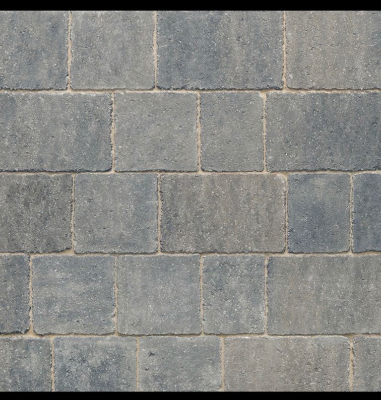 Stonemarket Trident Charcoal Pavers Block