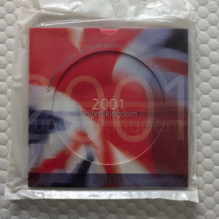 2001 Royal Mint FACTORY SEALED coin year set