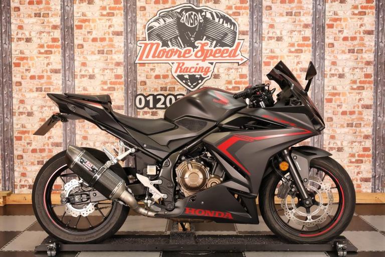 2022 HONDA CBR 500 R - ONLY 3,802 MILES  - 2 OWNERS - YOSHIMURA EXHAUST AND MORE