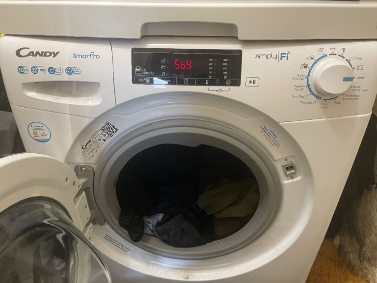 Candy smart pro washing machine and condenser dryer