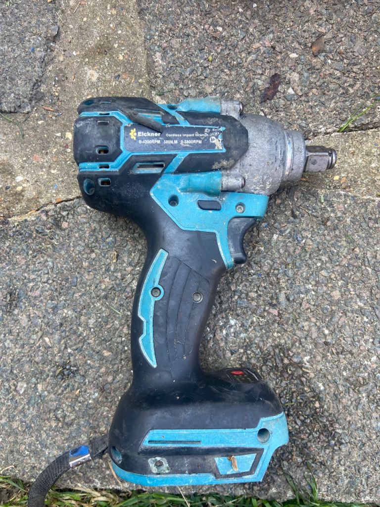 Elckner 1/2” impact gun drill cordless 18v