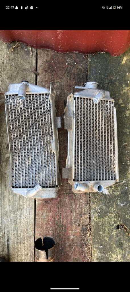 Crf250r radiators for sale