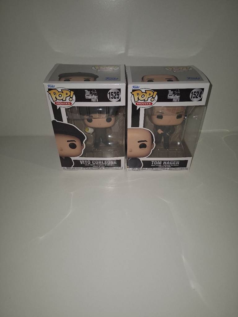Duo Funko Pop Tom Hagen (1524) & Vito Corleone #1525