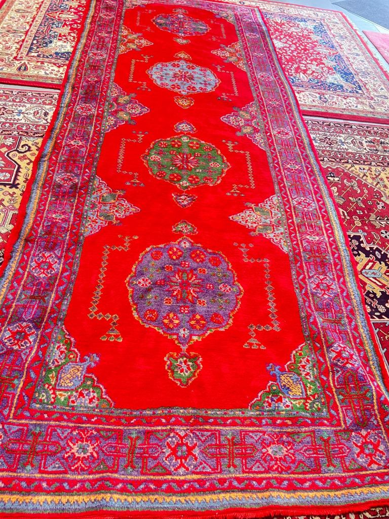 Wide long rug runner 150x390cm