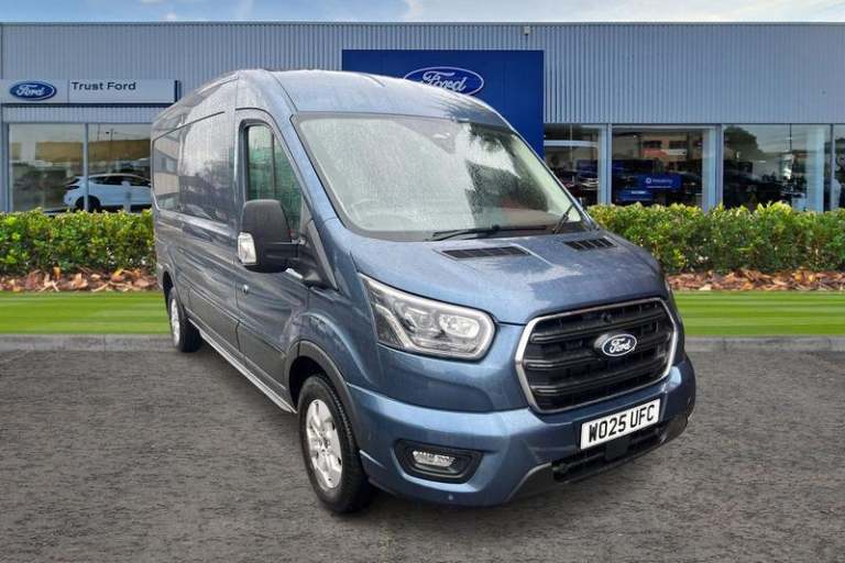 2025 Ford Transit 350 Limited AUTO L3 H2 LWB Medium Roof FWD 2.0 EcoBlue 165ps Automatic Panel Va...