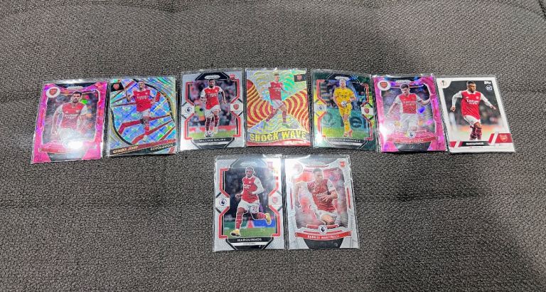 Arsenal FC Football Player Trading Cards Set of 10