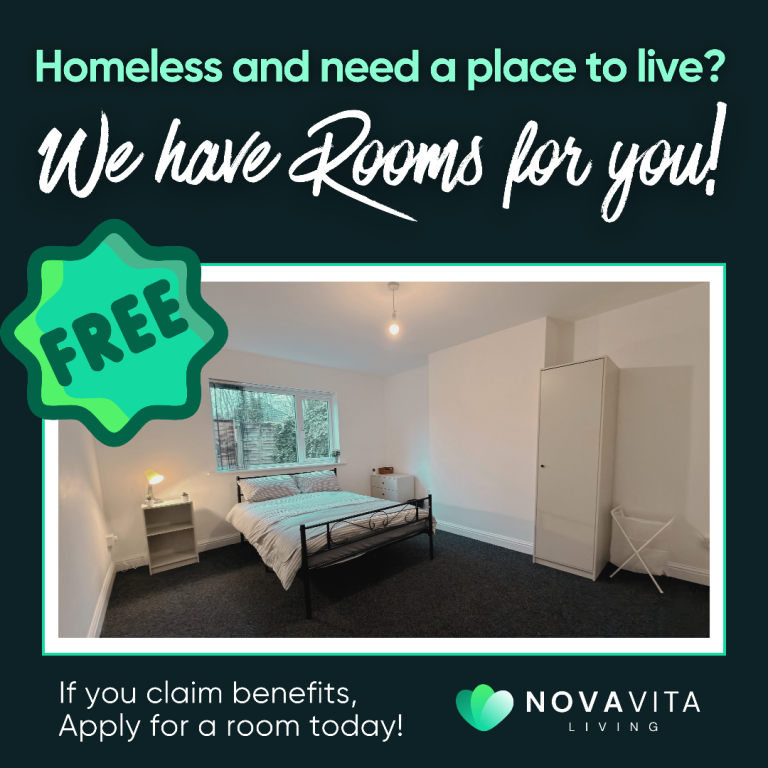 DSS Rooms Supported accommodation Homeless Shelter - Temporary Housing - HMO if claiming Benefits 