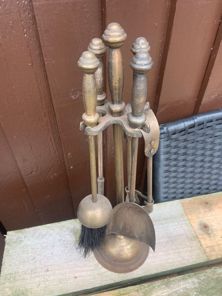 Companion set  Brass