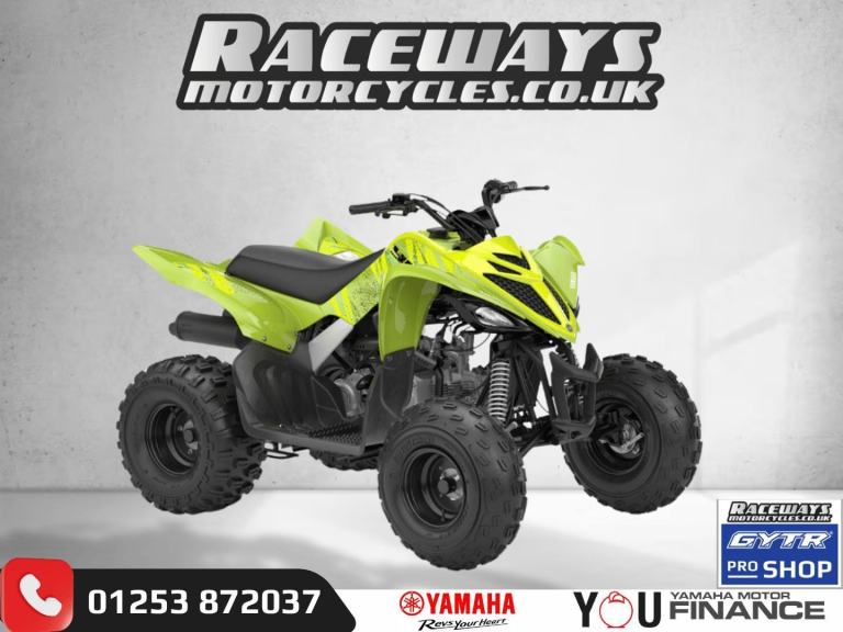 YAMAHA YFM110R 2026 ACID GREEN BRAND NEW KIDS QUAD BIKE 112CC