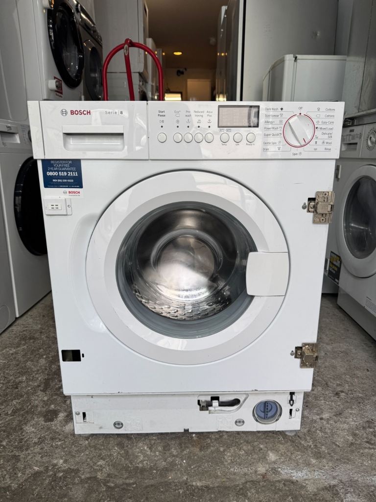 1 Bosch 8 kg 1400 rpm Digital Integrated Washing Machine With Free Delivery 🚚