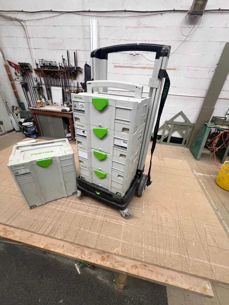 Festool systainers and trolley 