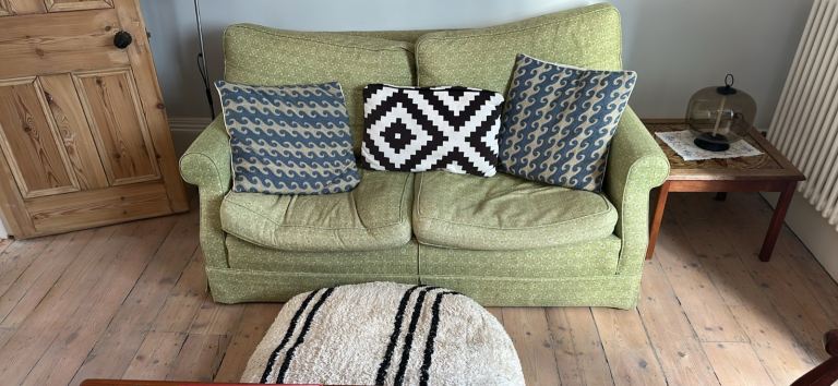 Free green sofa - two seater 