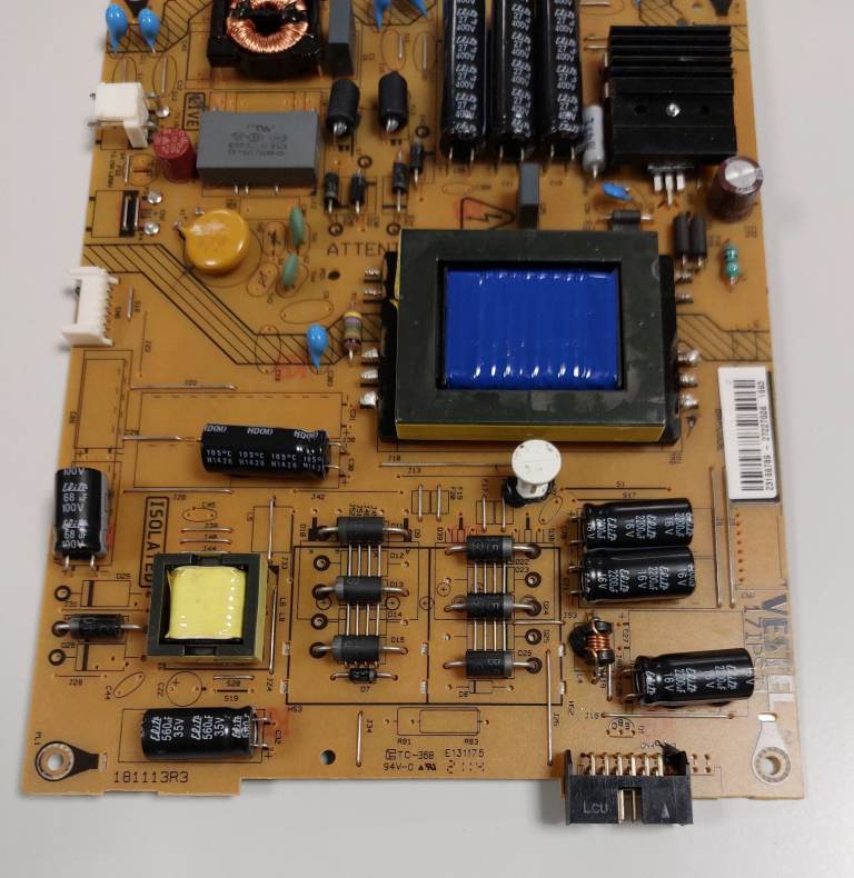 POWER SUPPLY BOARD for 32" BUSH LED TV ELED32240HDCNTD 65W