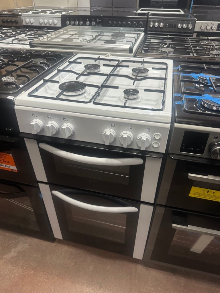 NEW/GRADED 50CM WHITE BUSH GAS COOKER 