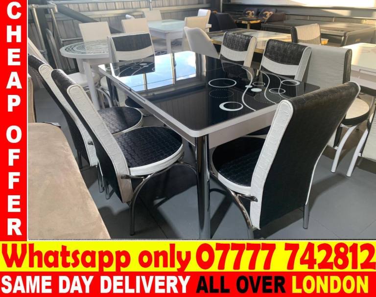-FREE DELIVERY--Dining Table with chairs (plkjsff