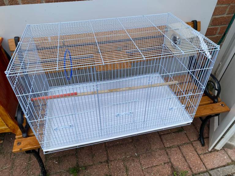 Large Oblong Bird Cage in Mint Condition