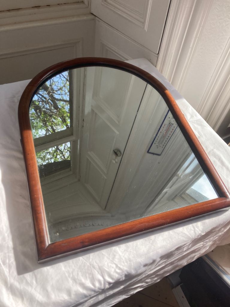 Vintage arched wall mirror