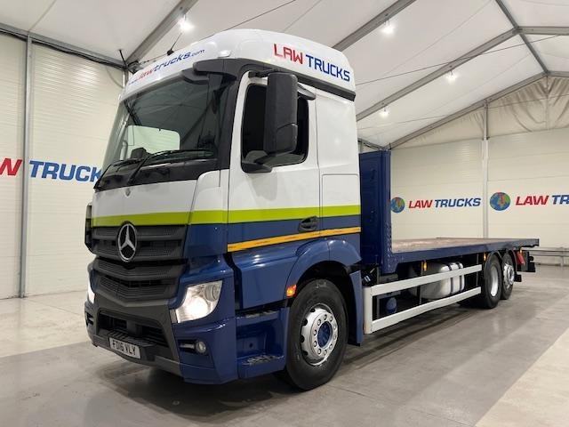 Mercedes-Benz Actros 2530 6x2 Rear Lift Sleeper Cab Flatbed
