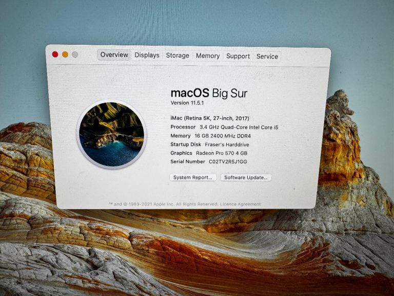 iMac 27” 2017 5K For Sale 